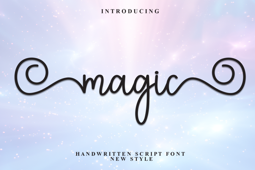 Magic - Minimal Handwritten Font - Befonts