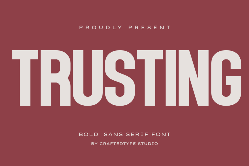 Trusting Typeface - Befonts