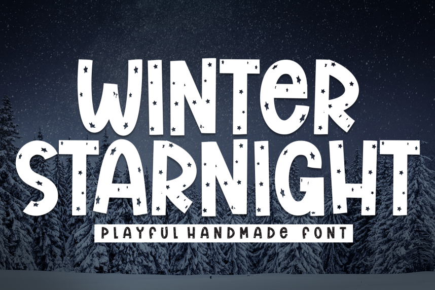 Winter Starnight Script Font - Befonts