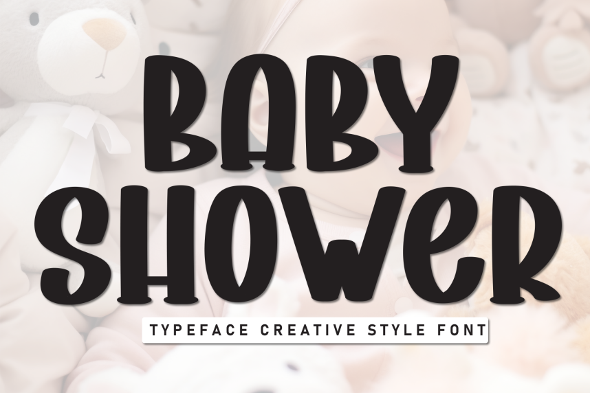 Baby Shower Script Font - Befonts