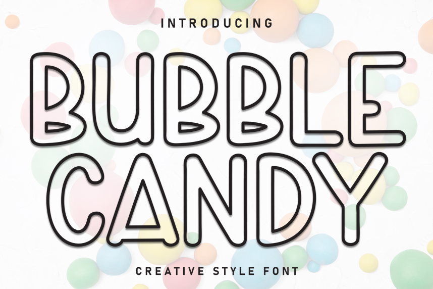 Bubble Candy Script Font - Befonts