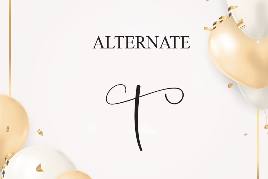 Birthday Calligraphy Font preview image 5