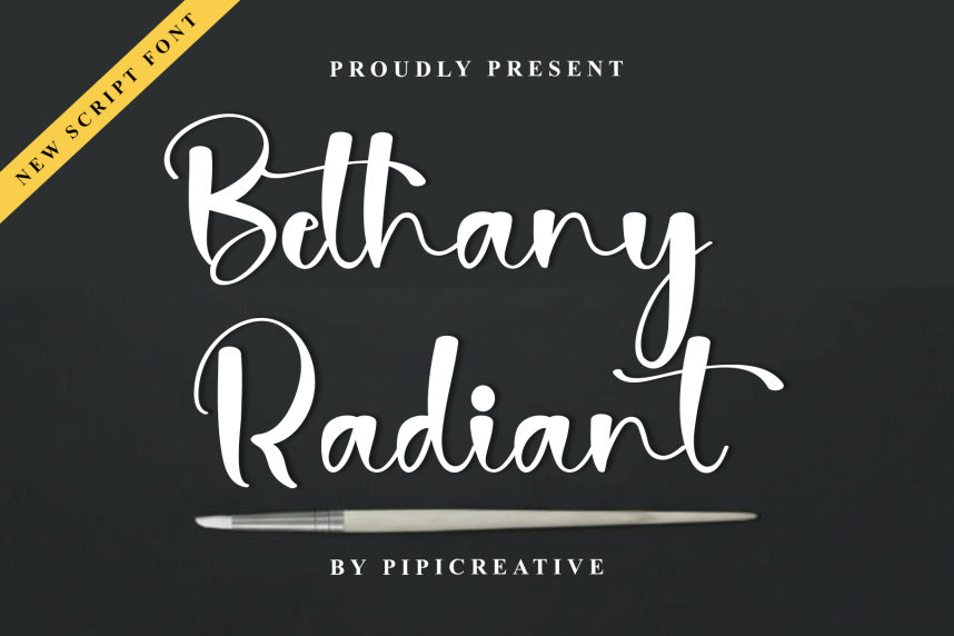 Radiant Lettering Bethany Radiant Script Font - Befonts