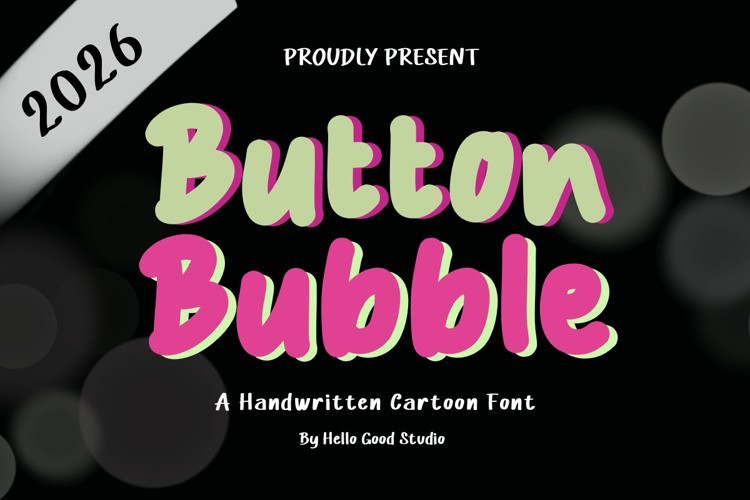 Button Bubble Font - Befonts