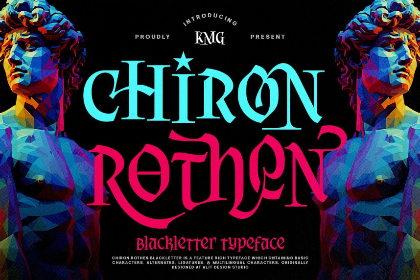 Lettering Examples Czyron Chiron Rothen Font - Befonts