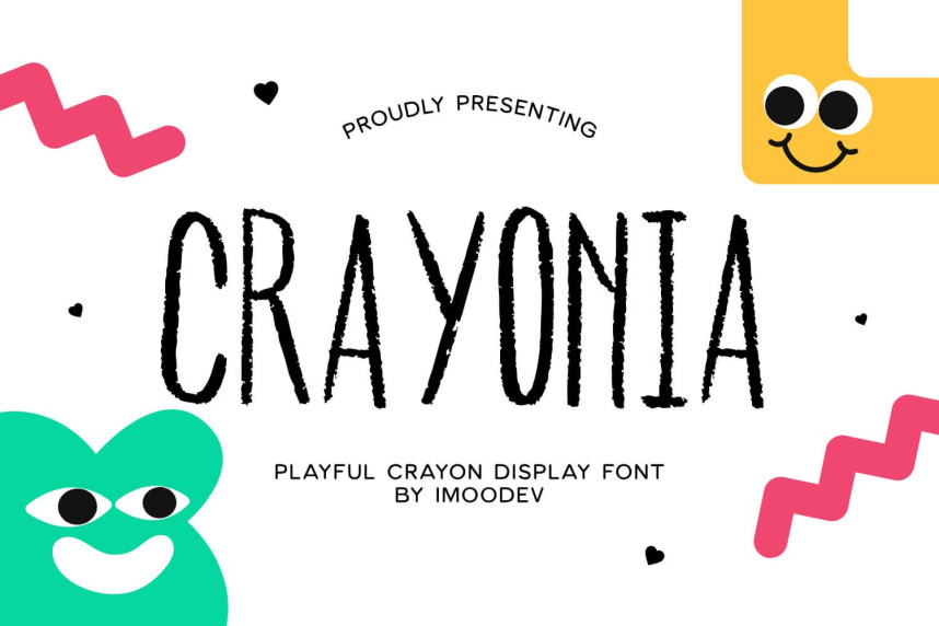 Crayonia Playful Font - Befonts