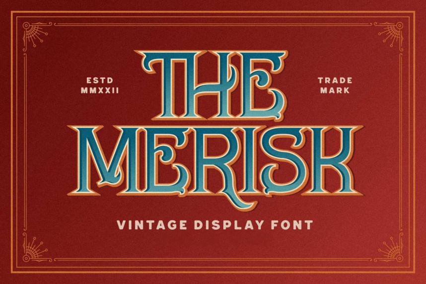 Merce Font Merisk Font - Befonts