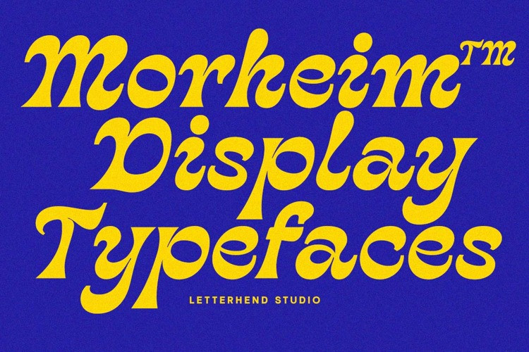 Morheim Display Typeface - Befonts