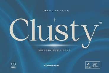 Clusty Font