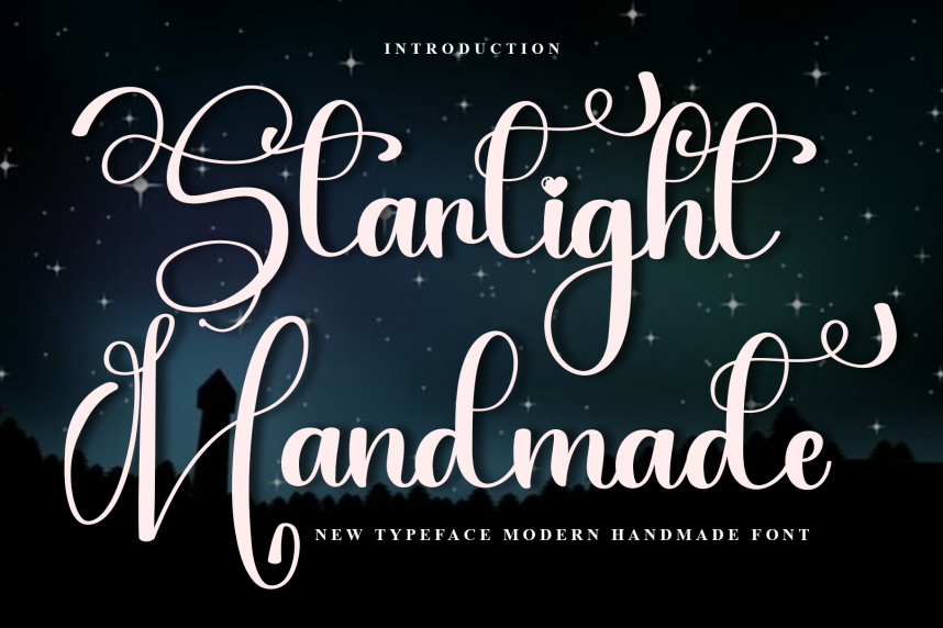 Starlight Handmade – Elegant Handwritten Font - Befonts