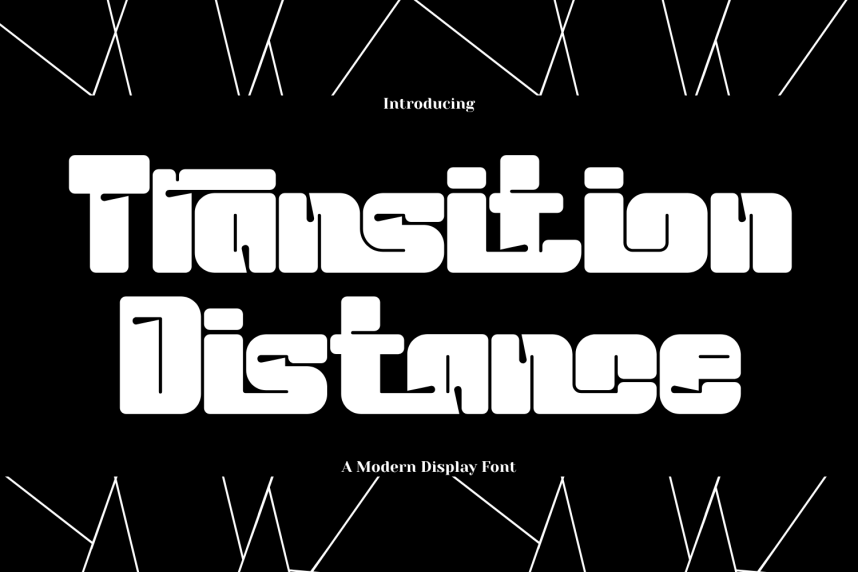 Transition Distance - Structure Font - Befonts
