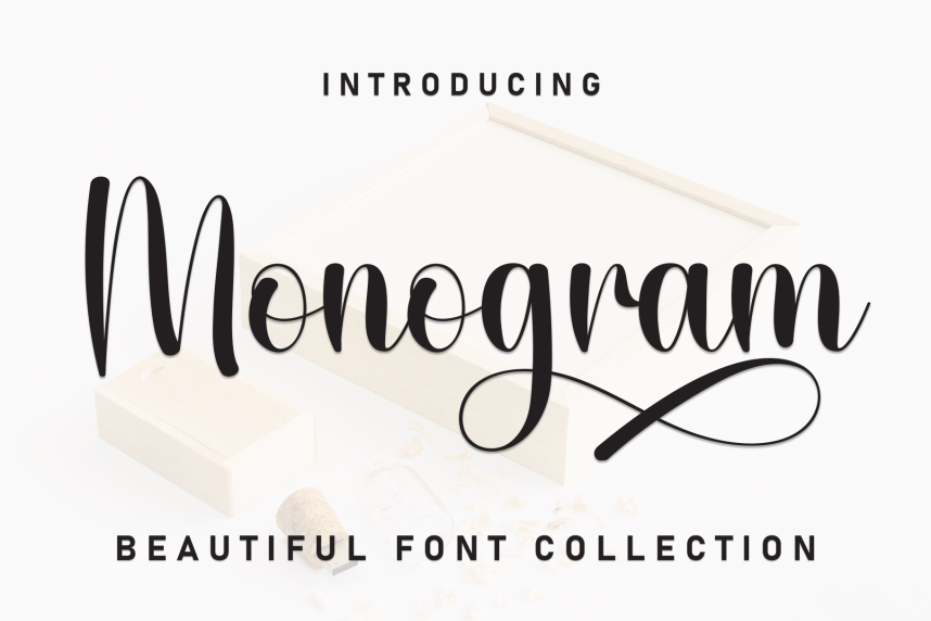 Monogram – New Style Handwritten Font - Befonts