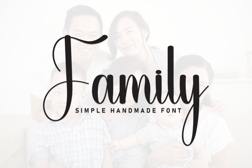Script Family Text Family – Stylish Handwritten Script Font - Befonts
