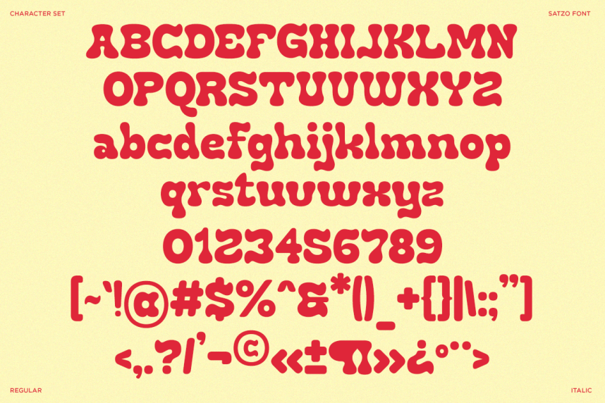 Satzo Font preview image 4