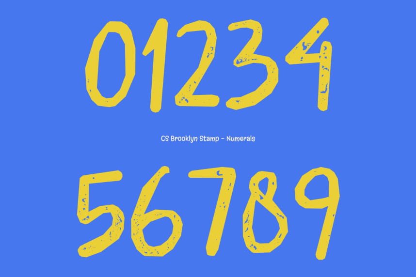CS Brooklyn Stamp Font preview image 4