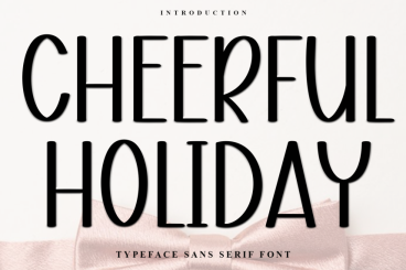 Cheerful Holiday Playful Font