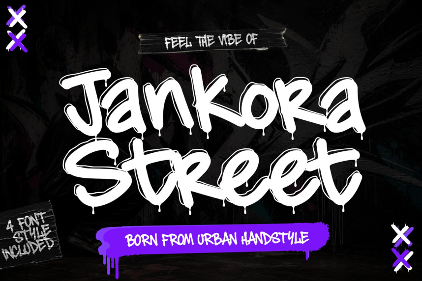 Jankora Street Font - Befonts