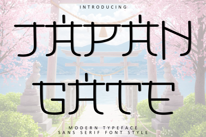 Japan Gate Font - Befonts
