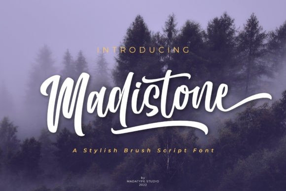 Ma Script Font Madistone Script Font - Befonts