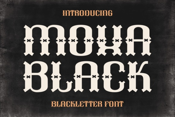 Moxa Black Font - Befonts
