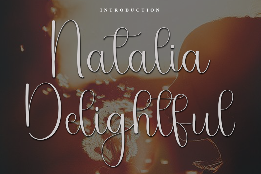 Natalia Delightful – Natural Script Handwritten Font - Befonts