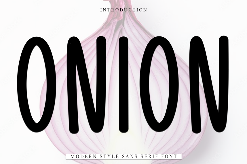 Onion Playful Font - Befonts