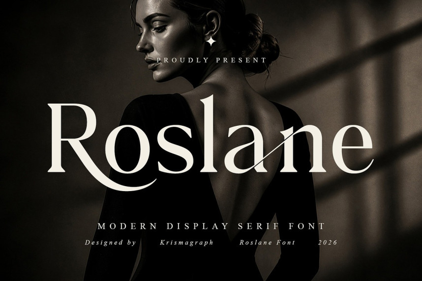 Roslane Font preview image 1