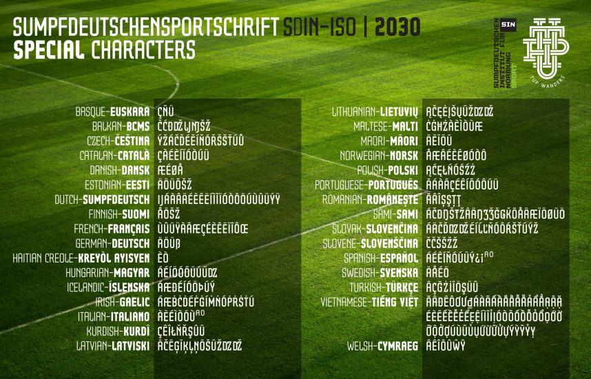 Sumpfdeutschensportschrift SdIN Font - Befonts