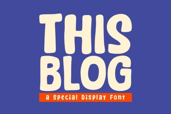 Stop Blog Font This Blog Display Font - Befonts