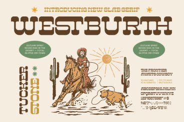 Westburth – Western Display Font