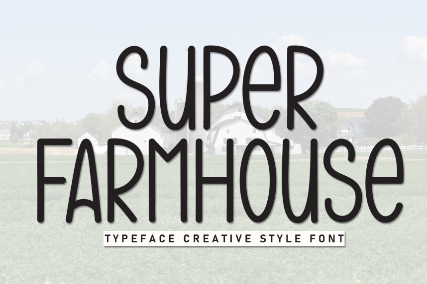Super Farmhouse Handmade Font