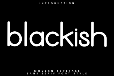 Blackish Sans Serif Font