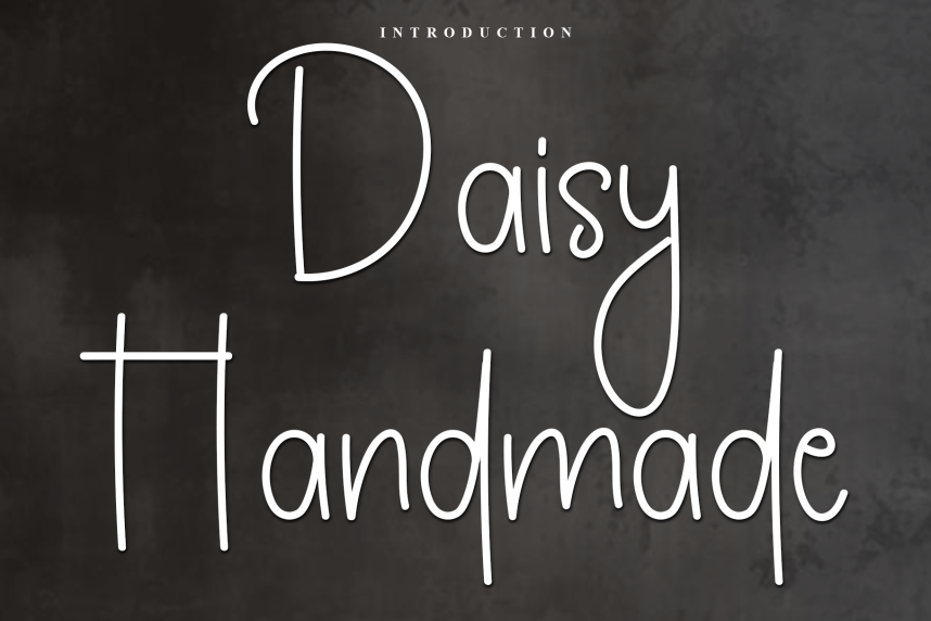 Daisy Handmade Script Font - Befonts