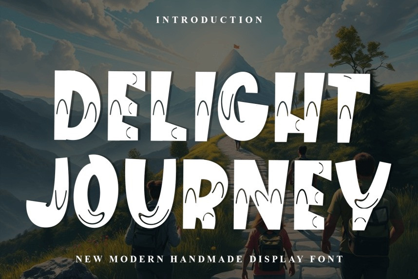 Delight Journey Playful Font - Befonts