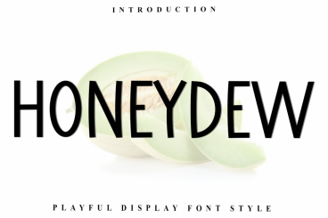 Honeydew Display Font