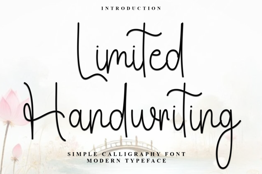 Limit Handwrite Limited Handwriting – Handwritten Script Font - Befonts