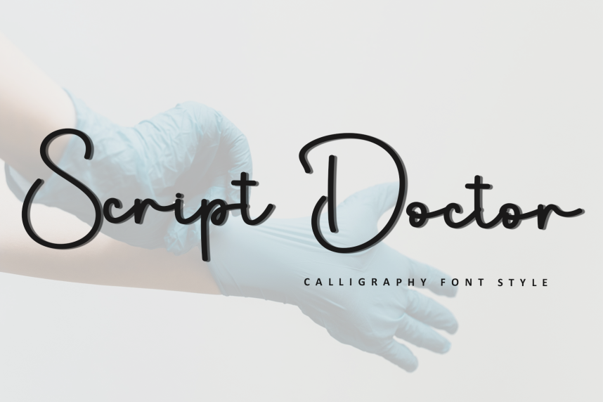 Script Doctor - Simple Handwritten Font - Befonts