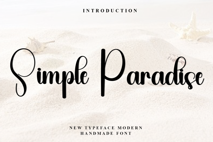 Simple Paradise Script Font - Befonts
