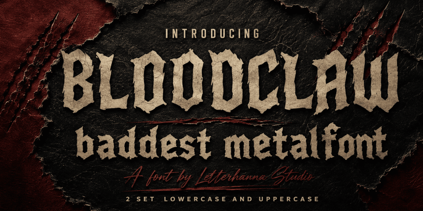 Bloodclaw Font - Befonts