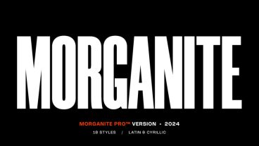 Morganite Pro Typeface