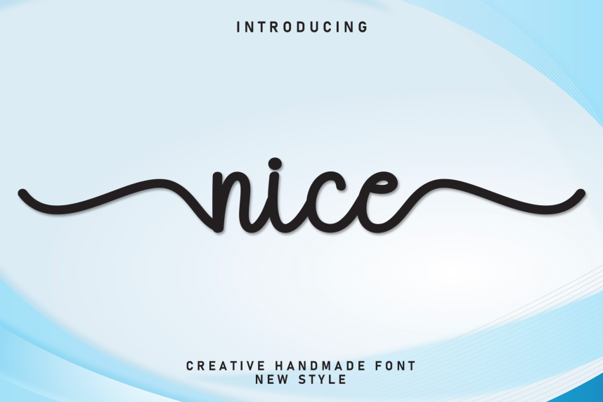 Nice Handwritten Font - Befonts