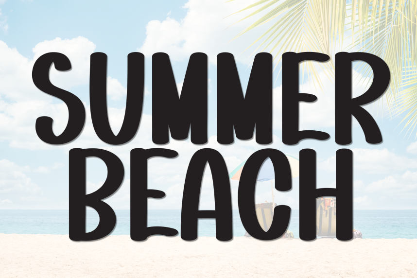 Summer Beach Display Script Font - Befonts