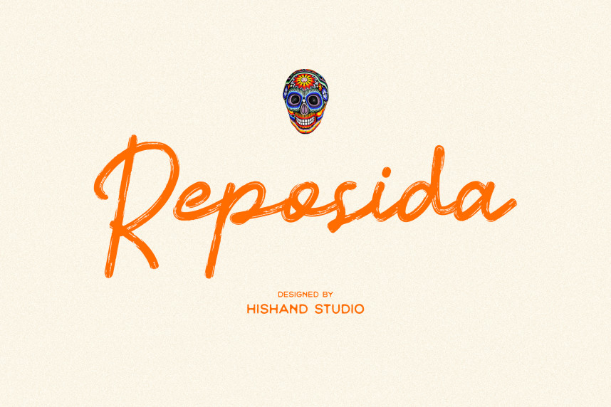Reposida Brush Font - Befonts