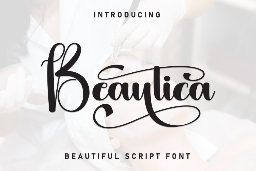 Beautica Calligraphy Font Befonts