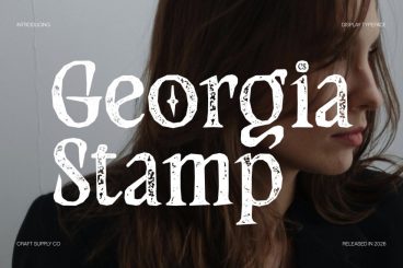 CS Georgia Stamp Font