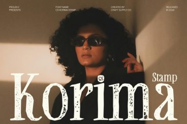 CS Korima Stamp Font