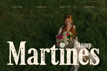 CS Martines Stamp Font