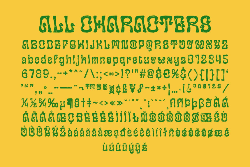 CS Polisade Stamp Font preview image 5