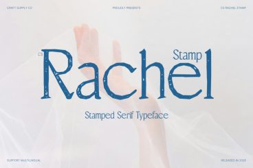 CS Rachel Stamp Font
