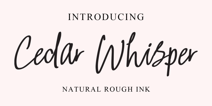 Cedar Whisper Font - Befonts